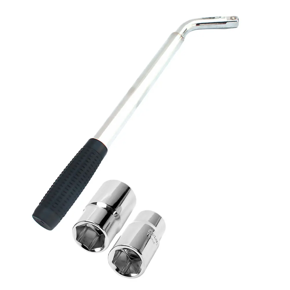 

Adjustable Telescoping Lug Wrench 17/19Mm 21/23Mm Extendable Wheel Nut Wrench Heavy Duty Car Wheel Brace Hardened Steel Socket