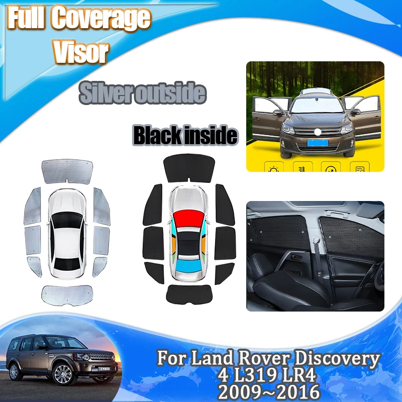 

Для Land Rover Discovery 4 аксессуары L319 LR4 2009 ~ 2016 оконные солнцезащитные козырьки теплоизоляция лобовое стекло анти-УФ автомобильные аксессуары