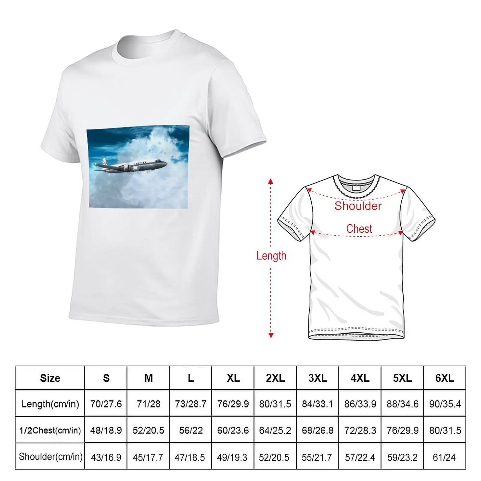 New Douglas DC-6B T-Shirt heavyweight t shirts summer clothes t shirt for men