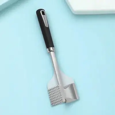 

Stainless Steel Meat Tenderizer Dual Sided Beef Hammer Kitchen Mallet Tool for Home Practical Frying Pounder Steak Long Handle