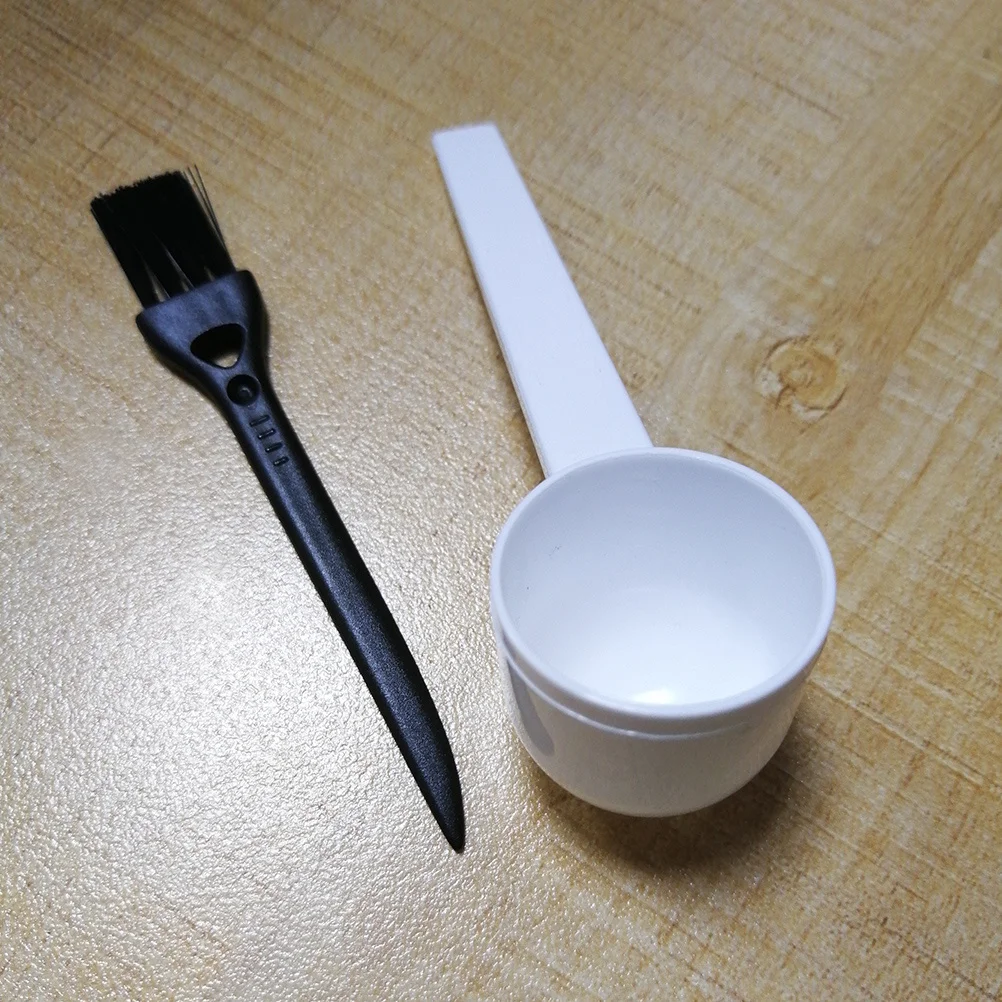 

Stainless Steel Coffee Maker Kit 3 Cups Refillable with Tamper 120 Lids Tool Filter Spoon for Espresso