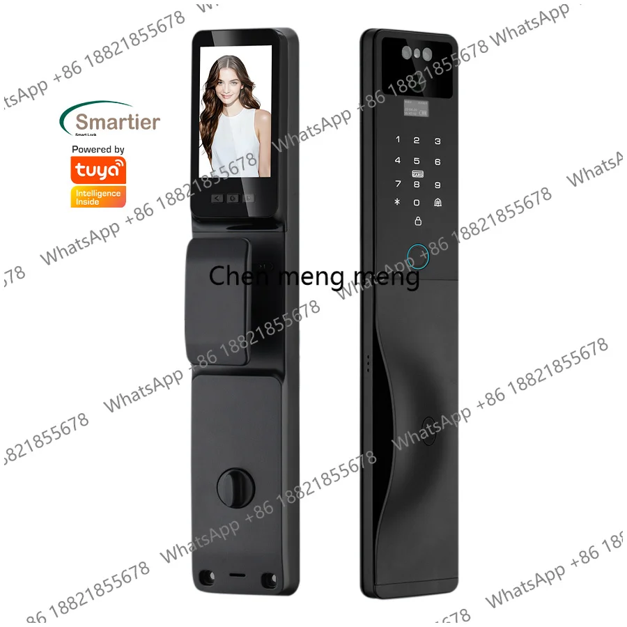 Smartier Face Recognition Camera Smart Lock Fingerprint App Wifi Remote Unlock Digital Door Lock