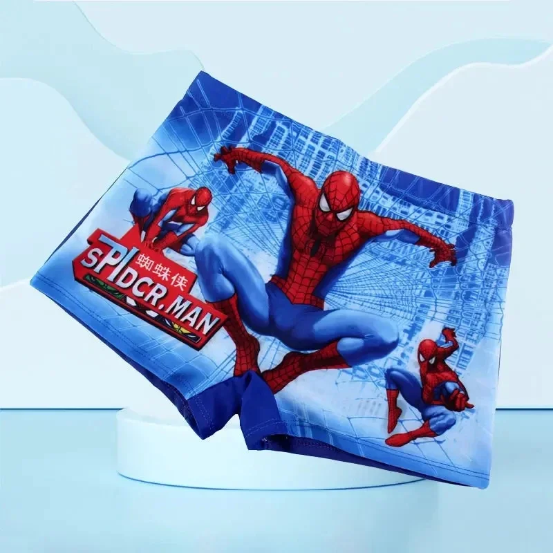 Anime Spiderman Kid Swimwear Pants Cap Set Baby Boy Swimsuit Shorts Cartoon Spiderman kids Swimming Trunks Glasses Gift