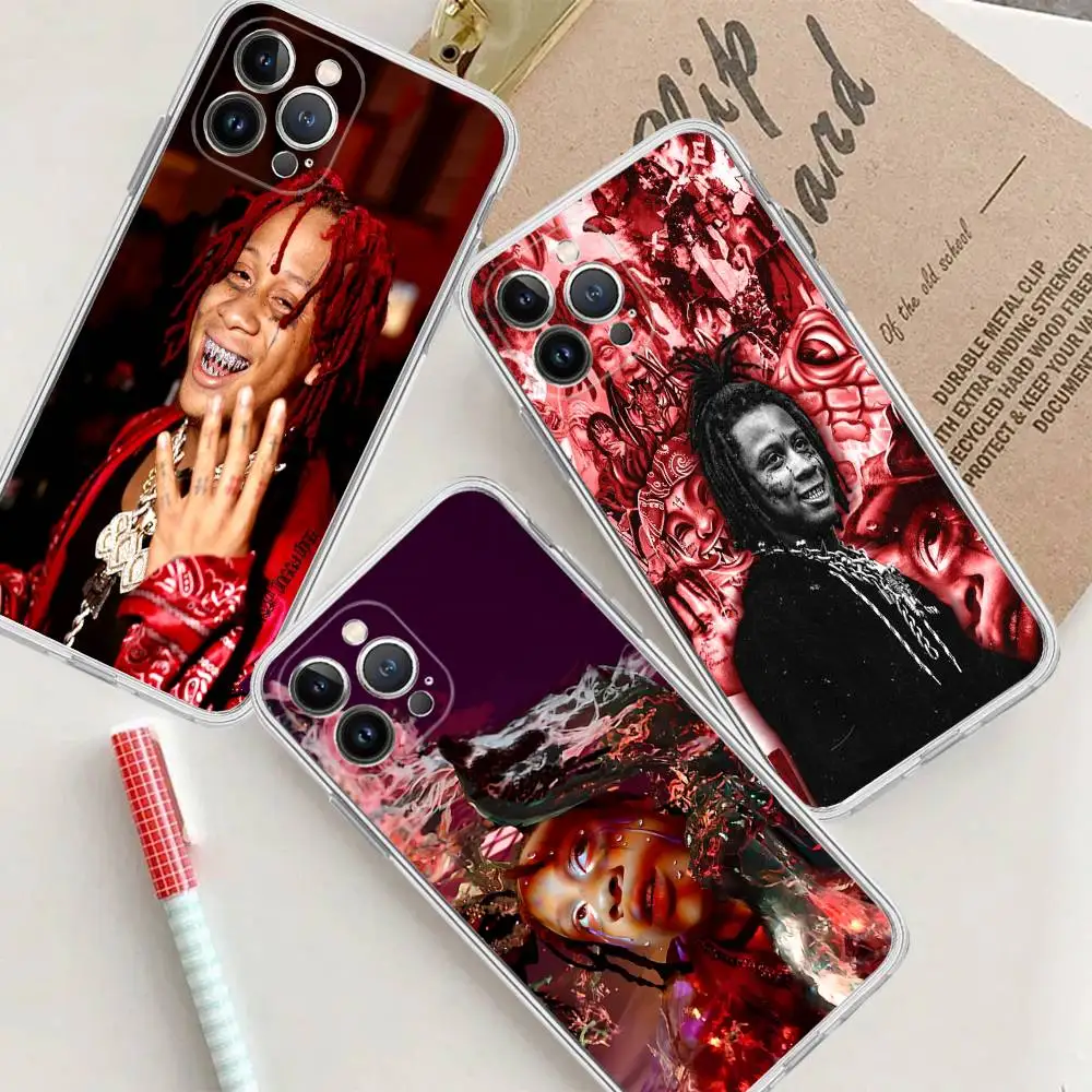 Rapper T-Trippie R-Redd For iPhone 17 16 16e 15 14 13 12 11 Pro Max Mini Plus Phone Case