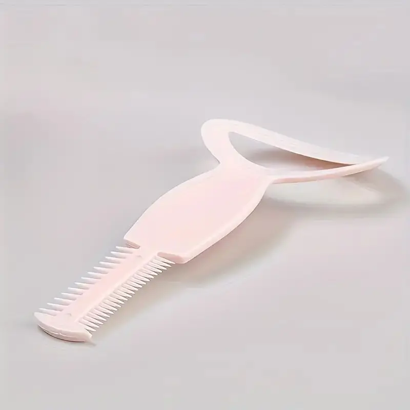 Kit pratico per stencil per eyeliner Pro da 1 pezzo: protezione per mascara facile da usare con pettine e strumento applicatore per ciglia per una precisione