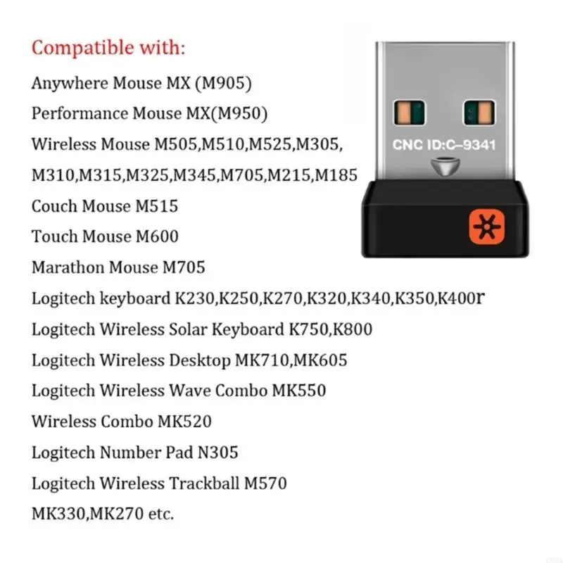 C63A Unifying for Nano Receiver Dongle for 6 Channel for MX M905 M950 M505 - Image 4