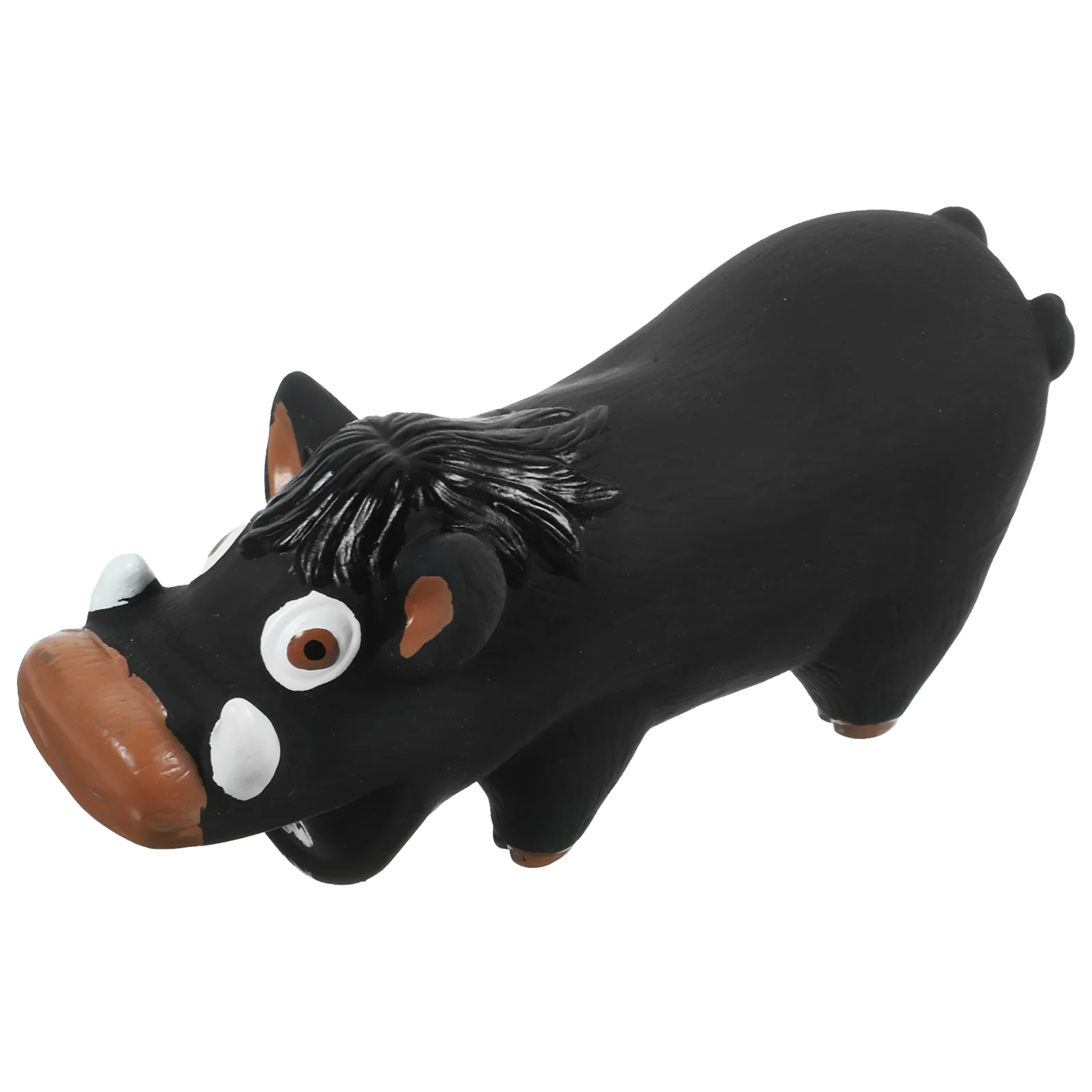 Dog Squeaky Toys Cartoon for Puppies Pet Wild Boar Playing Dogs Emulsion Small Animal Shape