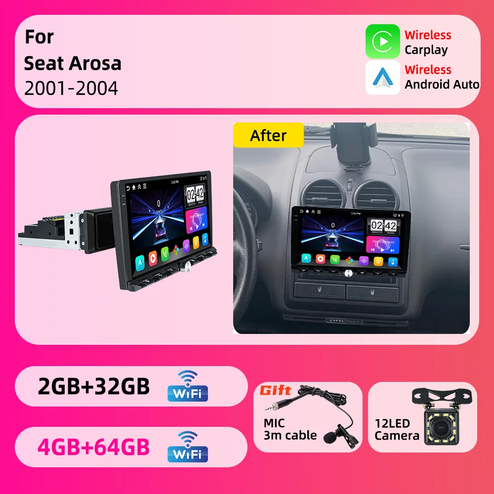 Android 1Din Car Multimedia 9