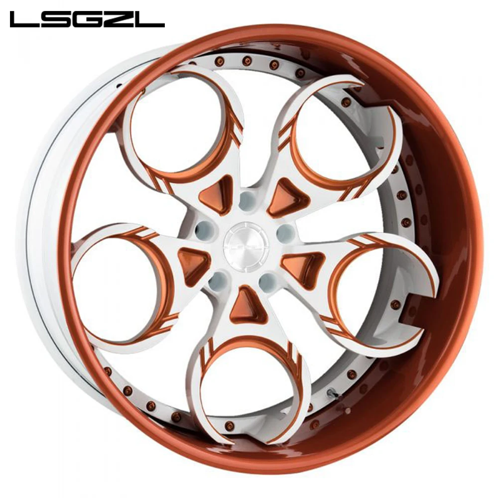 LSGZL 3 piece forged wheel  Cayenne Gts Wheels Rims 19 20 21 22 Inch Pcd 5*130 Alloy Wheels For Porsche Cayenne