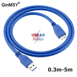USB 3.0 Type A to USB3.0 Micro B Male Adapter Cable Data Sync Cable Cord for External Hard Drive Disk HDD hard drive cable