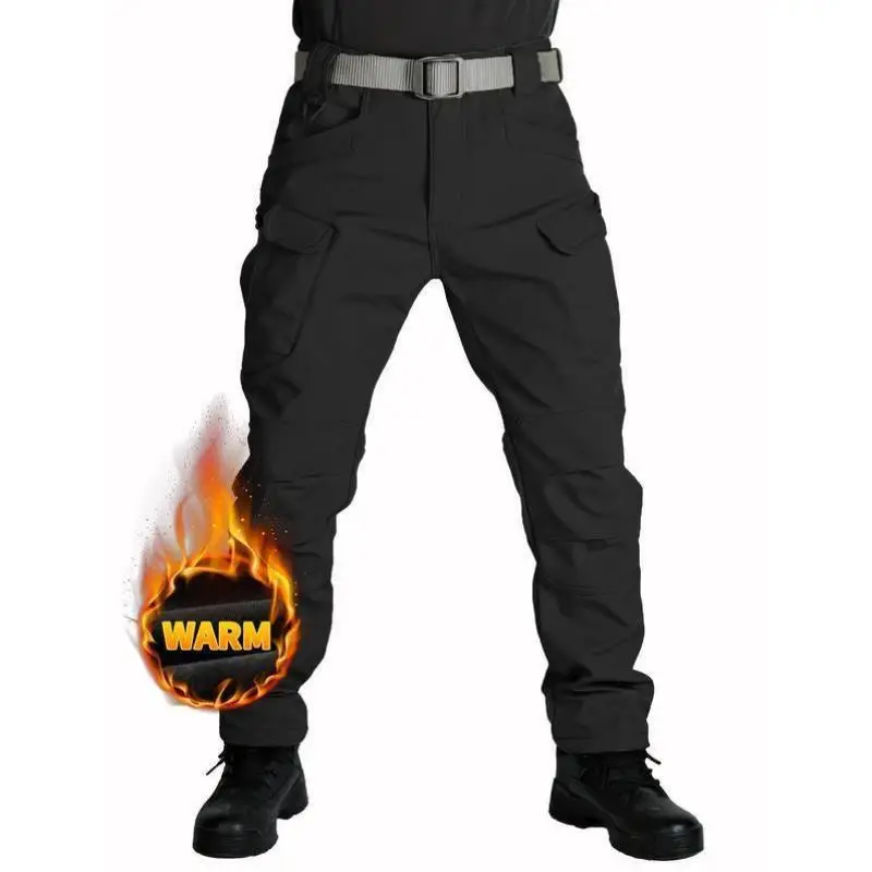 

Men's Casual Fce Lined Cargo Pants High Waist Straight Leg Korean Sle Neutral High Quali Fabric Other Material 00%