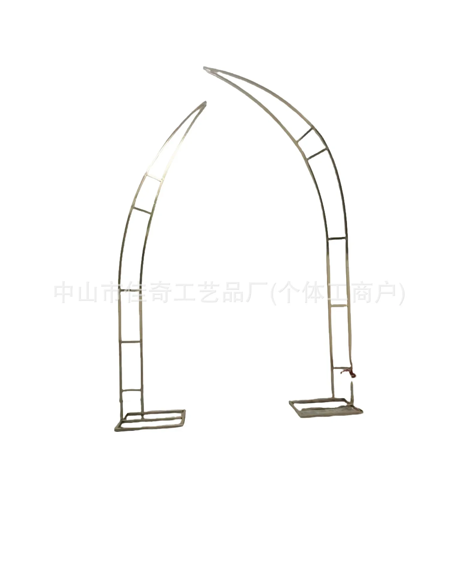 Wrought iron electroplating horns wedding scene arrangement ivory door horns door background screen wedding props wedding