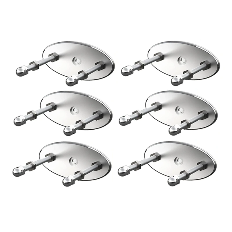 

6 Piece Skateboard Wall Mount All Metal Skateboard Hanger As Shown For Skateboard Deck Display, Sturdy And Easy Installation