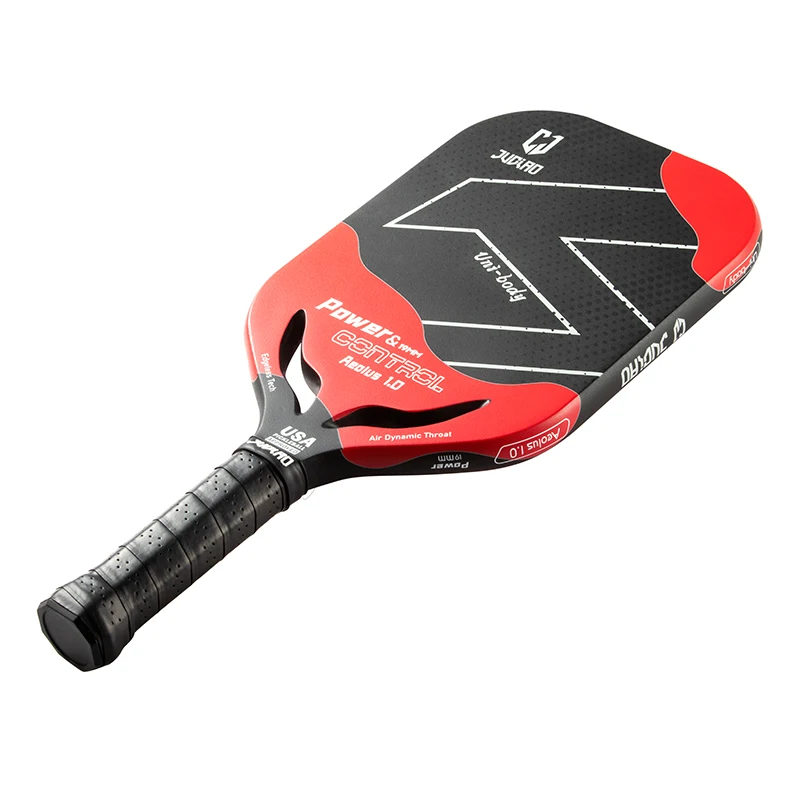 JUCIAO คาร์บอนไฟเบอร์ Pickleball Paddle Aero Throat USAPA ได้รับการอนุมัติ 19 มม.Thermoformed Pickleball แร็กเก็ตสําหรับ Power & Control