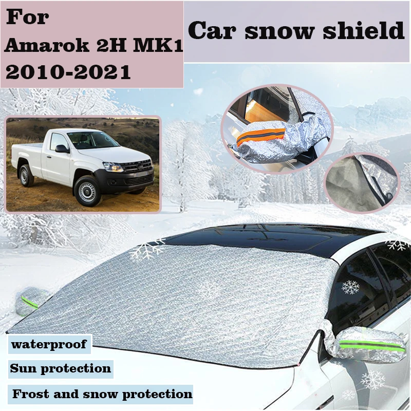 Cubierta de nieve Exterior para Volkswagen, parasol para ventana, accesorios para coches, VW Amarok 2H MK1 2010-2021