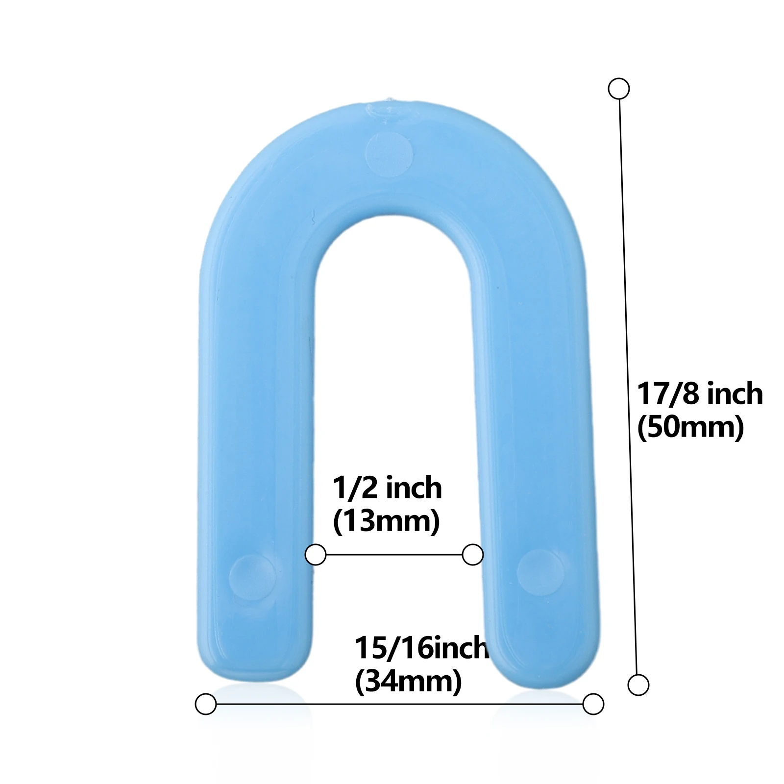 

Professional Tile Alignment Tools, 200pcs Blue Horseshoe Shims, 1/16 Thickness, Suitable for Granite, Marble, Porcelain