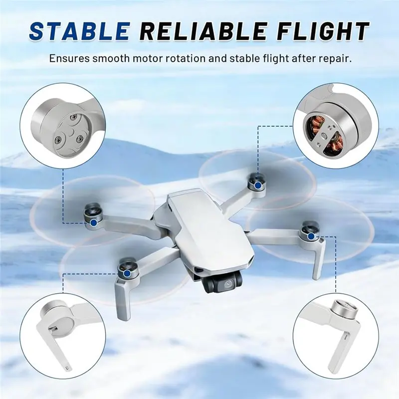 【CARNIVAL】Motor Assembly Replacement Front Left Compatible For DJI Mini 4K Drone Spare Parts