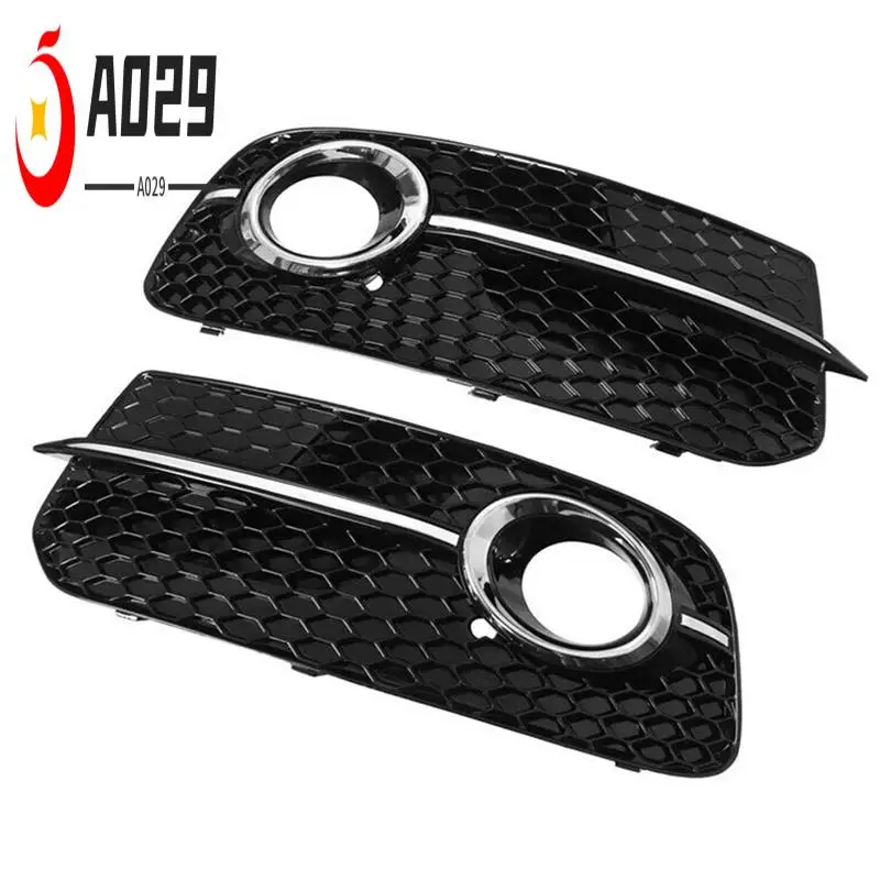 

A029-8R0807681M 8R0807682J Front Bumper Lower Mesh Grille Front Bar Fog Lamp Cover Automotive For Q5 2013-2016