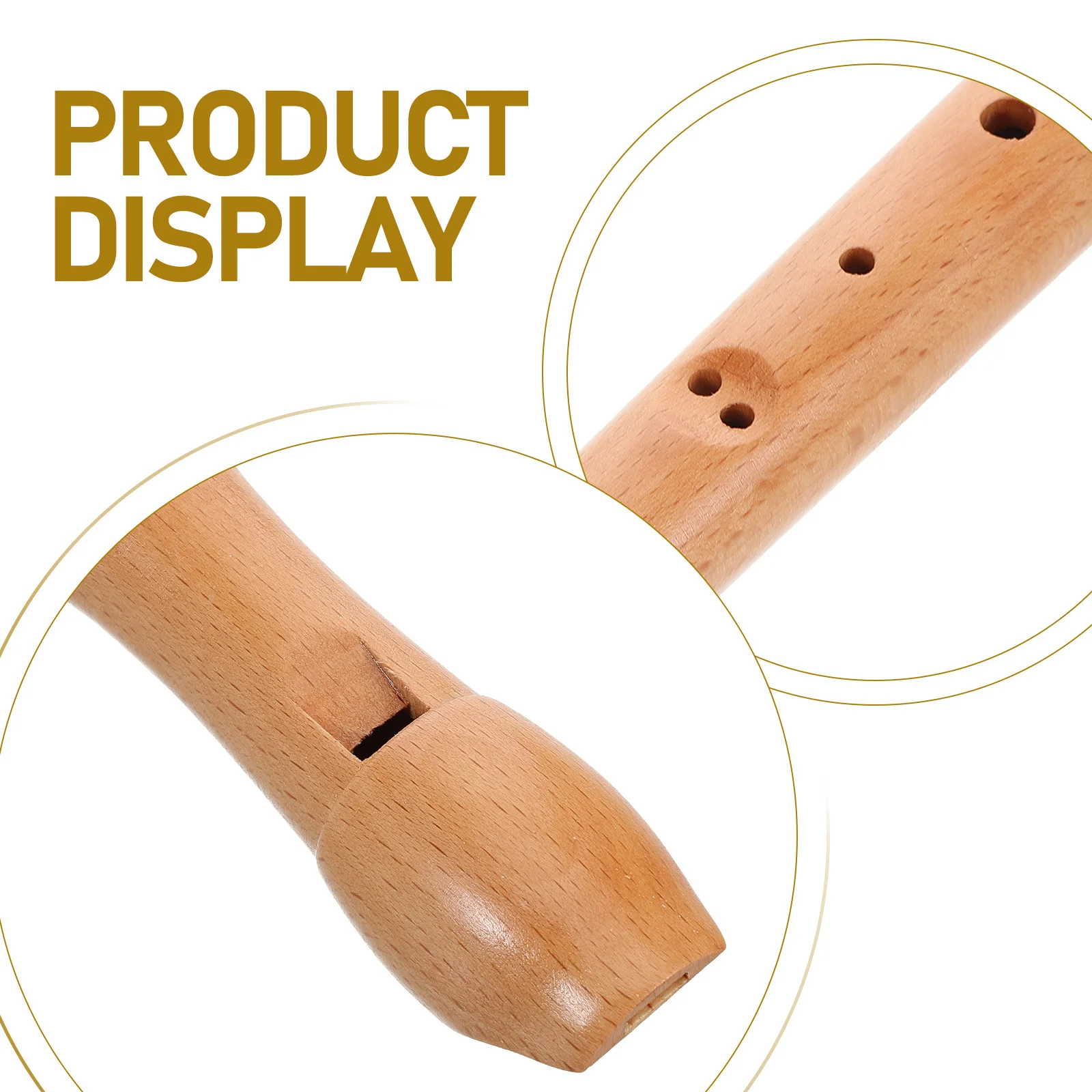 Alat Musik Tiup Soprano Kayu Desain Delapan Lubang untuk Pemula, Flute Anak, Pembelajaran Musik, Instrumen Soprano Recorder