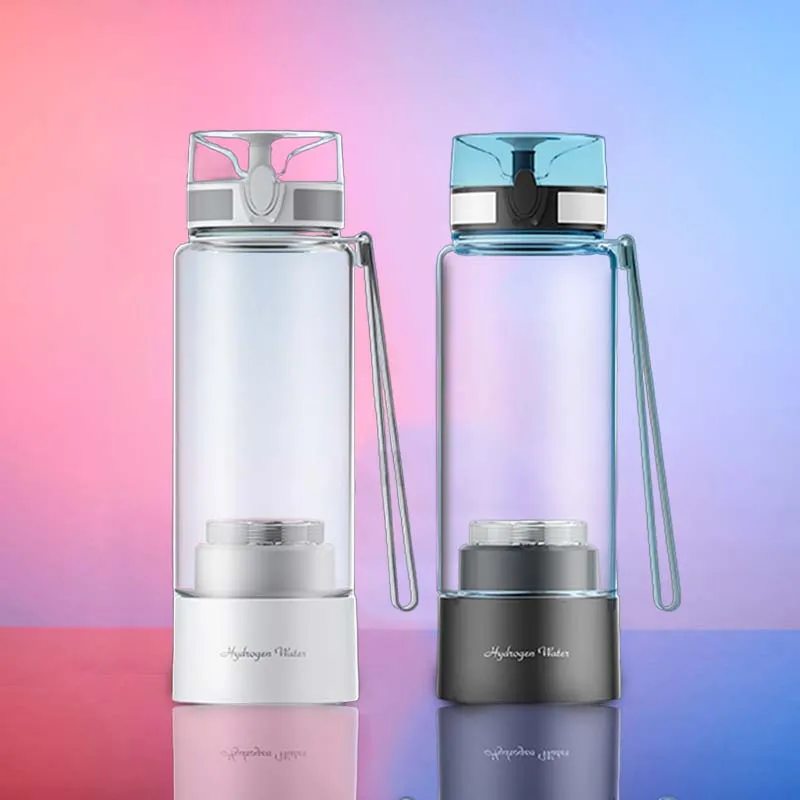 450ml Hydrogen-Rich Water Cup Electric Hydrogen Rich Water Generator Bottle Titanium Quality Filter Portable Antioxidant Lonizer