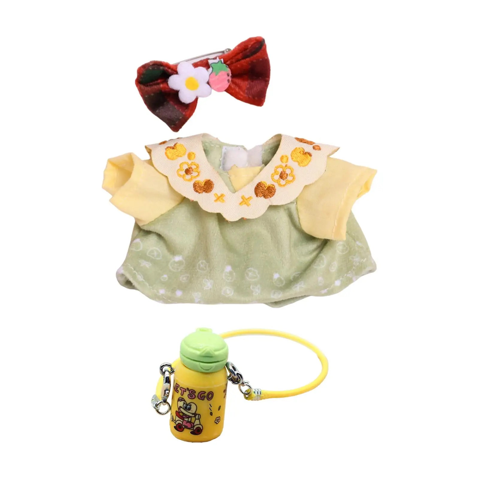 Simpatici vestiti per bambole da 15 cm Costume da indossare ogni giorno Adorabili accessori per bambole Abbigliamento Regali per ragazze Giochi di imitazione Giocattolo Giocattolo per bambini Forniture fai da te