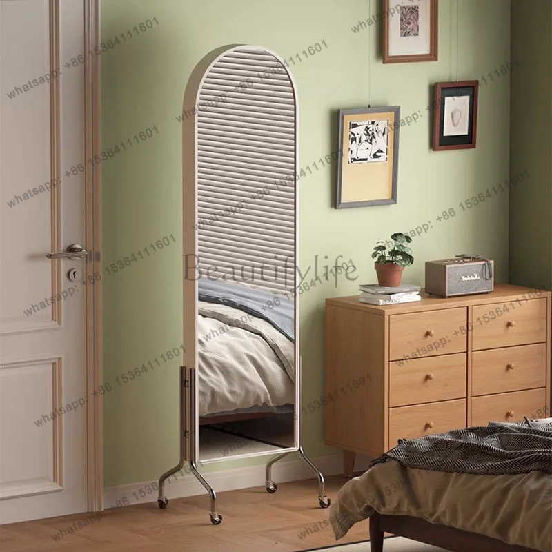 LD Aesthetic Full Body Mirror Floor Makeup Living Room Floor Barber Frame Mirror Modern Bedroom Espelhos   Decorations