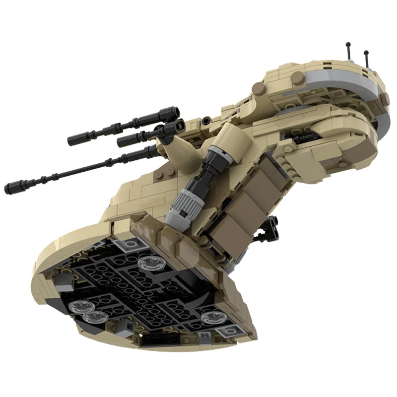 709PCS MOC-238615 AAT Armored Assault Tank Space Wars Ruimteschip Vechter Film Scène Model Bouwstenen Bricks Speelgoed Kits Gift
