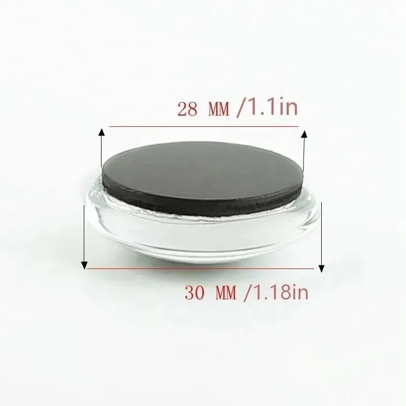 1PC 30MM Halloween Monster Style A-Z Letters Dome Glass Circular Refrigerator Sticker A-Z Letters Home Decoration Party Gift