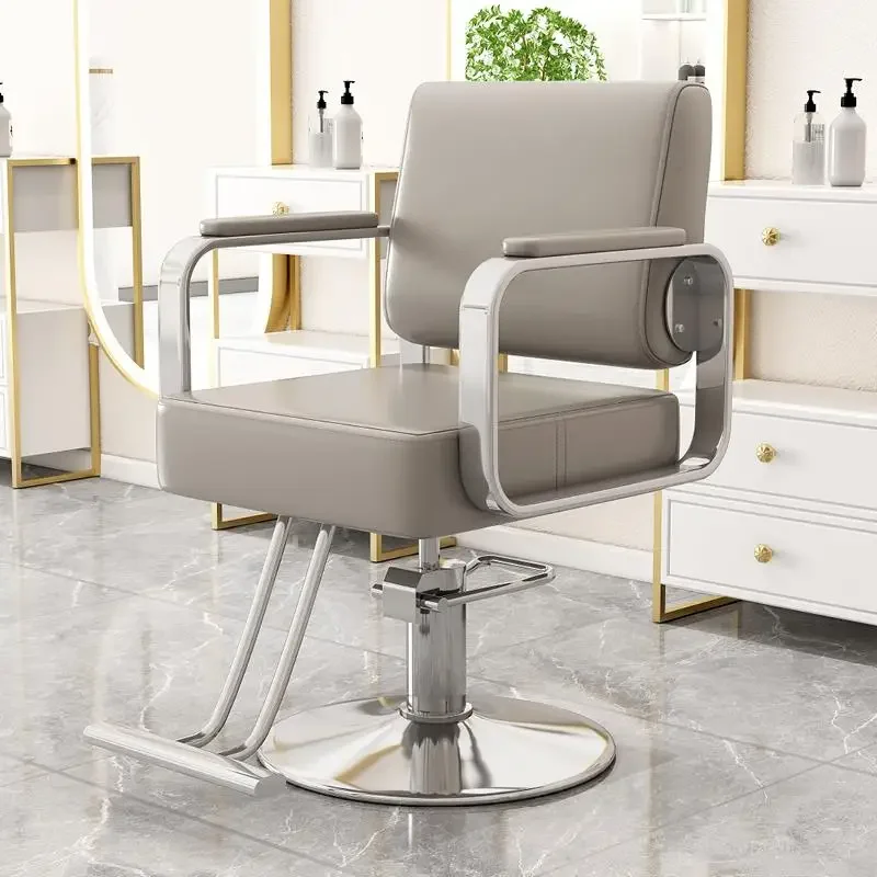 

Aesthetic Mocho Rotary Chair Styling Hair Salon Chairs Beauty Barberia Armchairs Barber Chaise Design Silla De Barbero Cadeira