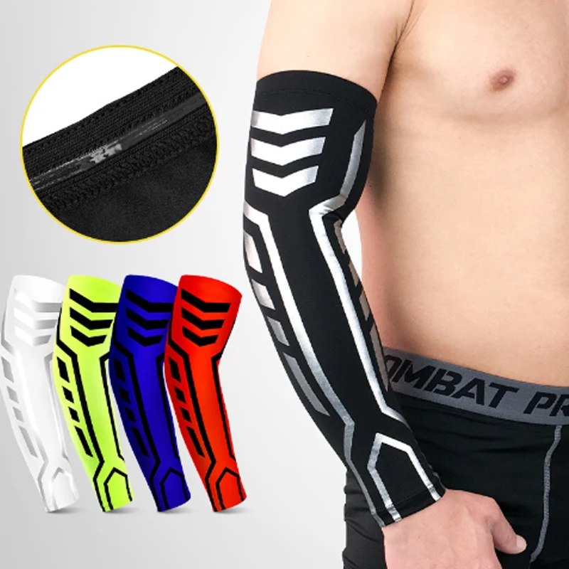 

1pcs Sports Compression Arm Sleeves-Athletic&Shooting Sleeve for Youth,Men Wome -Football,Basketball&Baseball