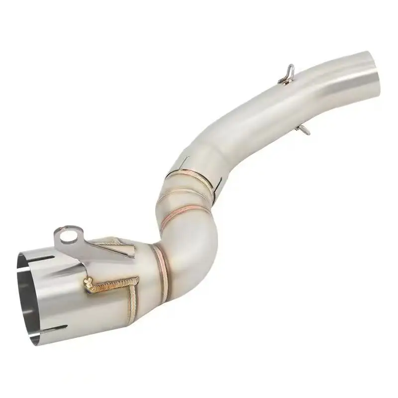 ل KTM DUKE200 DUKE 200 2020 2021 2022 2023 نظام عادم الدراجة النارية أنبوب الوصلة الأوسط 51 مللي متر الهروب موتو الفولاذ المقاوم للصدأ #5