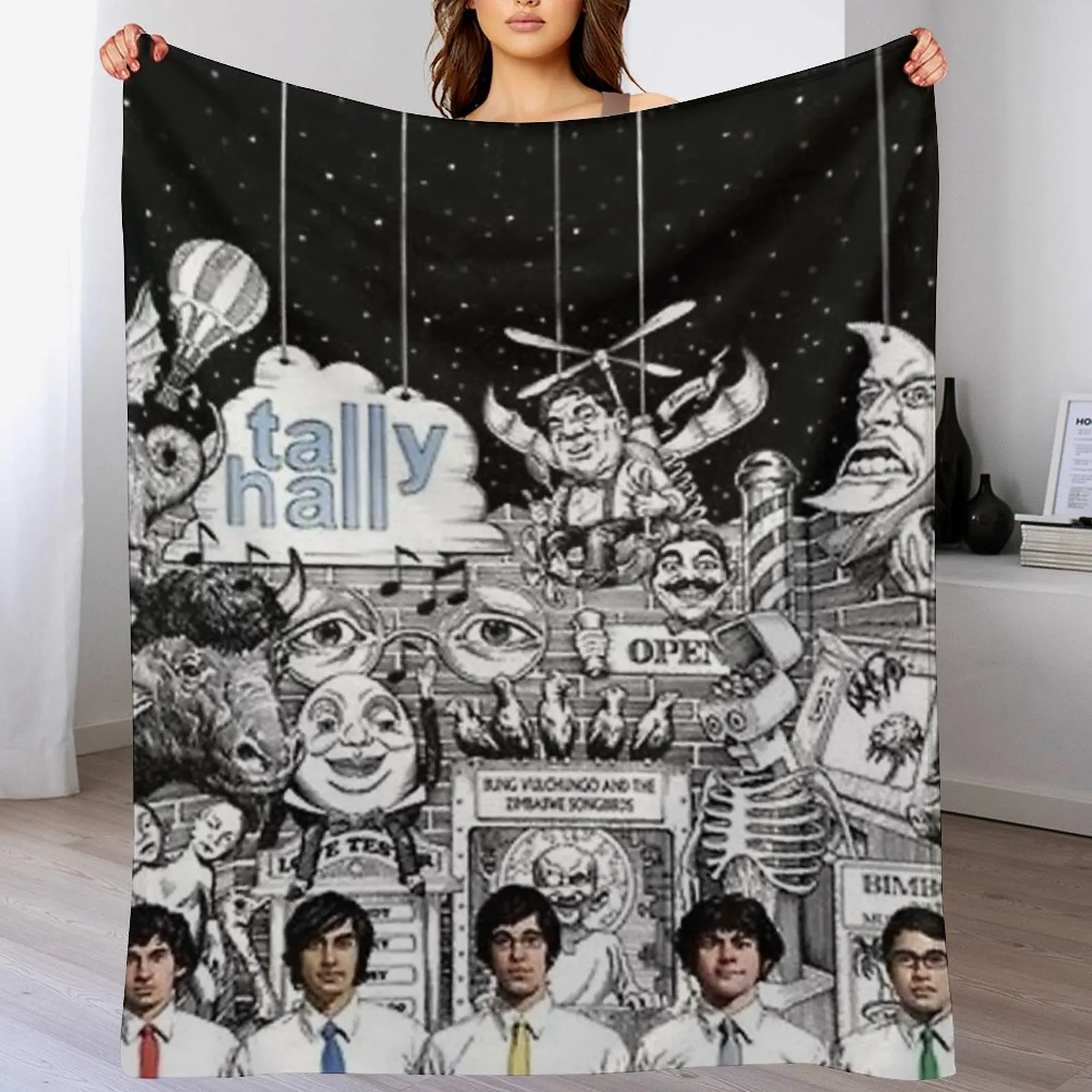 

Mechanical mesuem Throw Blanket Cozy Warm Blanket for Bed Room Decor