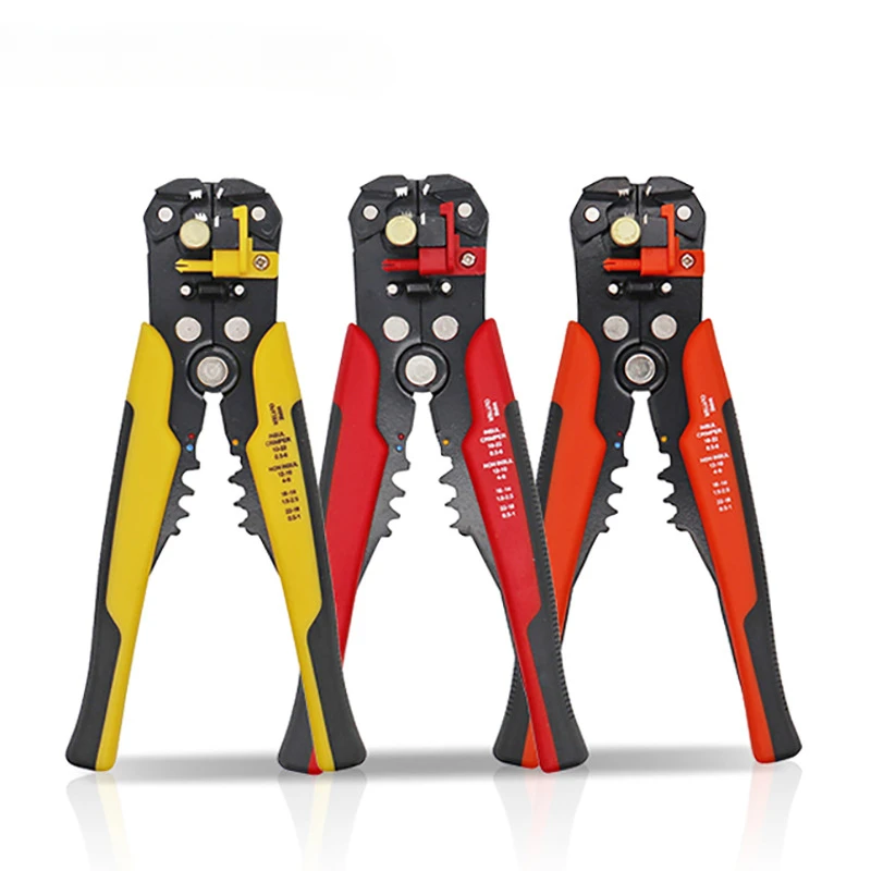 

Professional Electrician Wire Tool Cable Wire Stripper Cutter Crimper Automatic Multifunctional Crimping Stripping Plier Tools