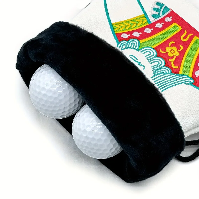حقيبة ملحقات حقيبة الجولف المحمولة مع مادة البولي يوريثان الاصطناعية، وإغلاق برباط متين، هدية مثالية لحقائب الجولف للاعبي الجولف #3
