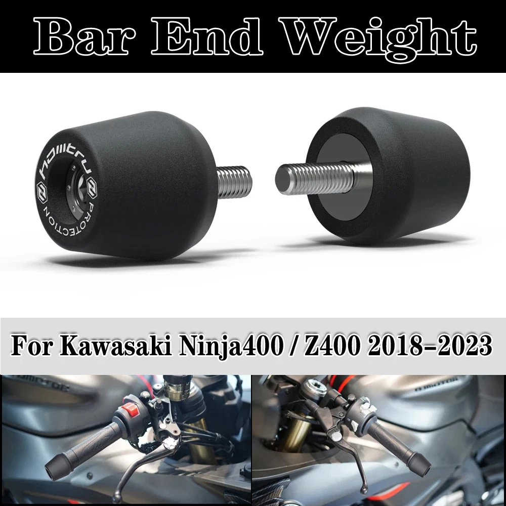 

For Kawasaki Ninja400 / Z400 2018-2023 Motorcycle Handle Bar End Weight Grips Cap