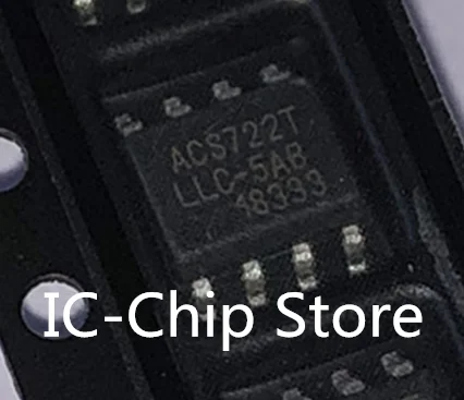 2 قطعة ~ 10 قطعة/الوحدة ACS722LLCTR-05AB-T ACS722T LLC-5AB SOP8 جديد الأصلي