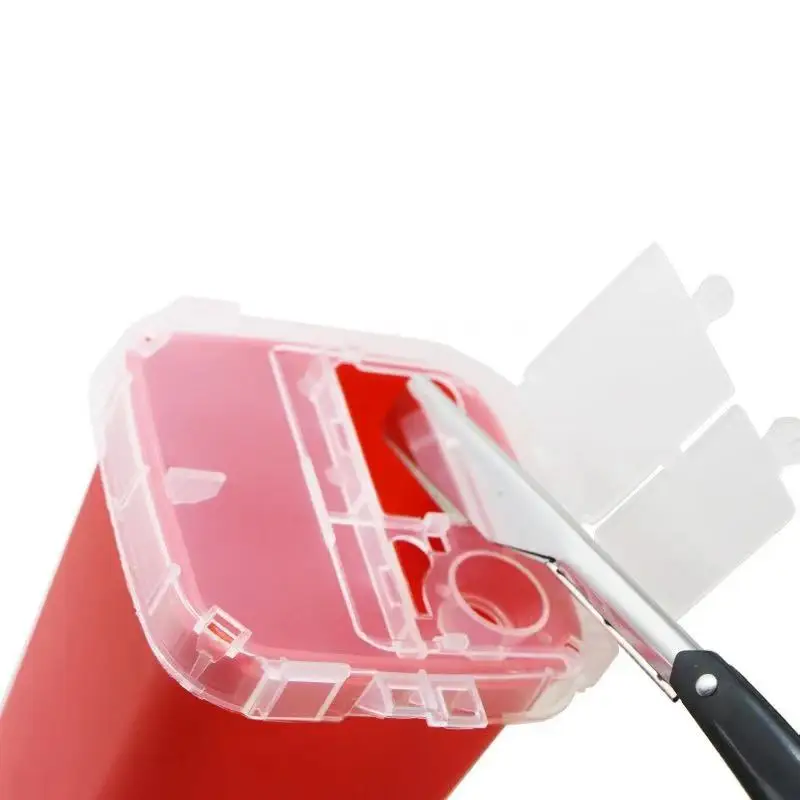Barber Shop Accessories Feather Razor Blade Disposal Case Trash Can Easy to Be Cleaned Disposable Recycling Bin Box view 6