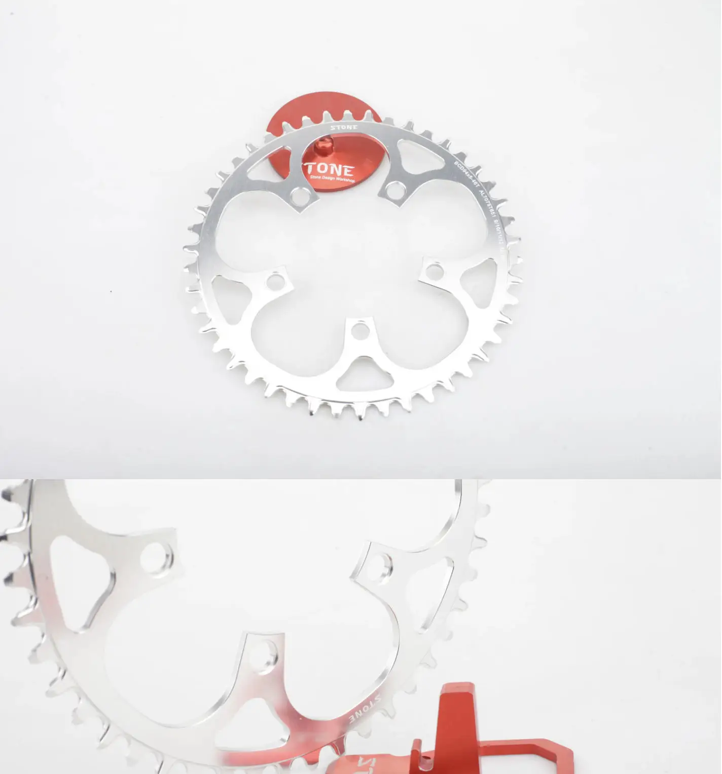 

BCD94 5 Arms Circle Chainring Silver Narrow Wide 30T To 46T for Shimano Vintage Crank 94mm bicycle