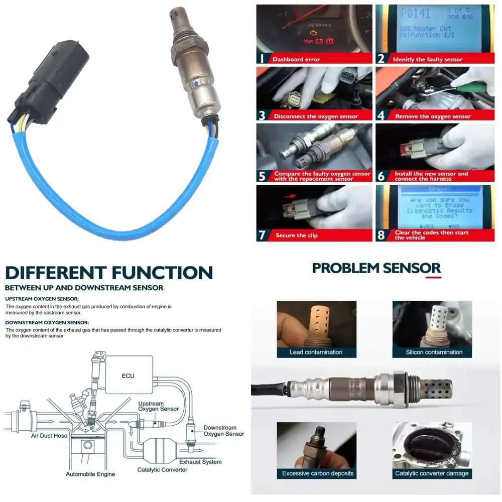 

Oxygen Sensor for Ford BL3A-9Y460-CA BL3Z-9F472-A 234-5038 Compatible Car Auto Engine Emission Control Part Replacement