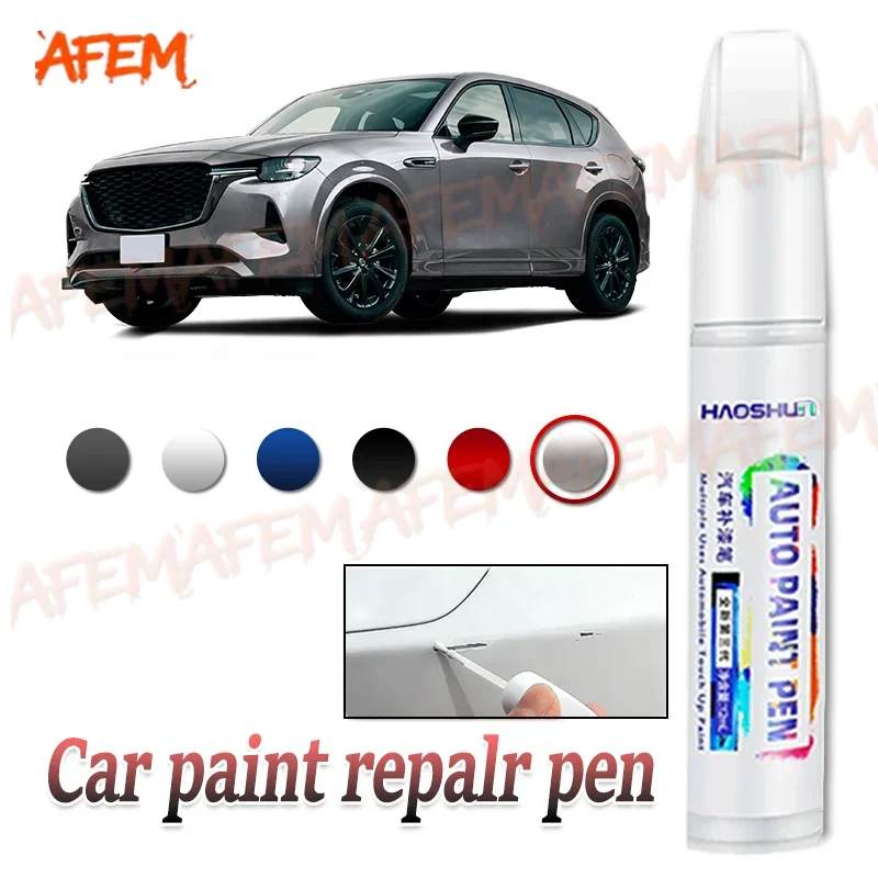For Mazda CX60 2006-2025 TB TC Paint Repair Pen Touch Up Scratch Remover DIY Auto Accessories Black White Sliver Red Blue Brown