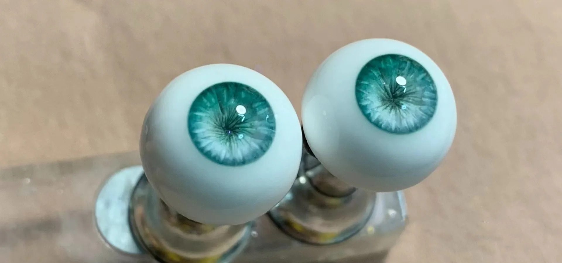 Cyan BJD Doll Eyes And OB11 Eyeball Full Size 1 Pair