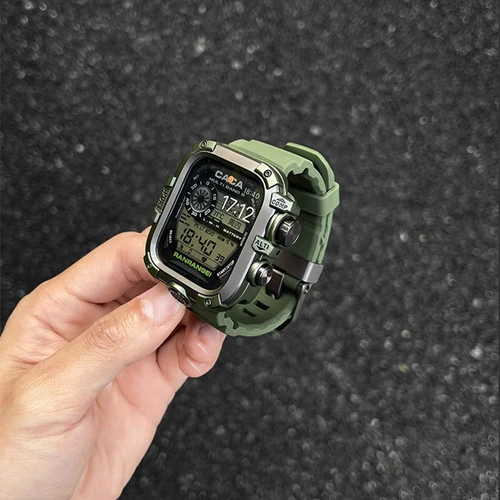 Caja De Metal Armadura + Correa Para Apple Watch Ultra 10 9