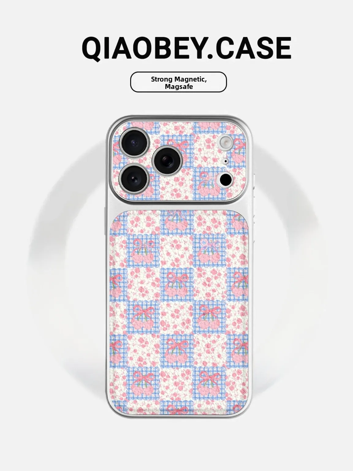 

Cherry Grid Quick Change Large View Window Suitable for iPhone 17 Phone Case New High-End Cute Cartoon Protection Cover