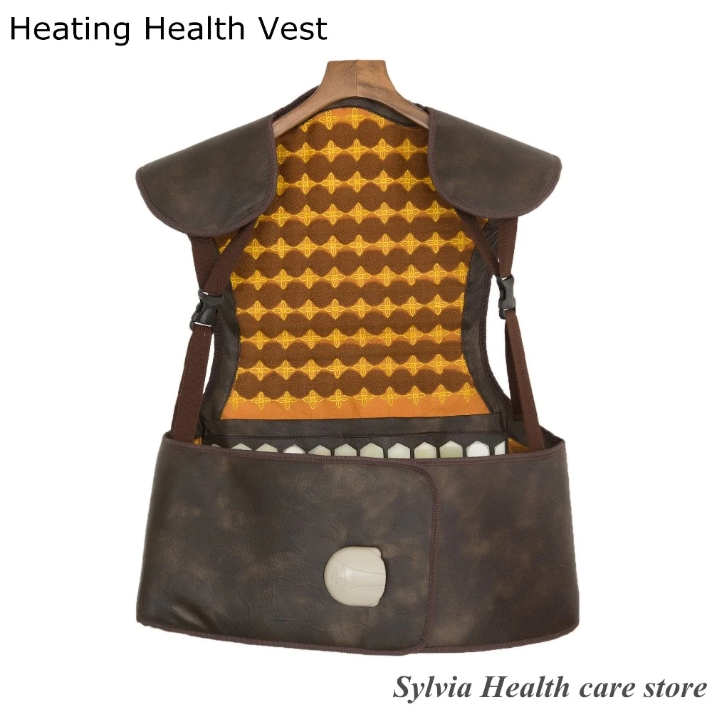 NEW hot presents! heating tourmaline heating back support Natural Jade heating therapy belt healthcare heating back vest