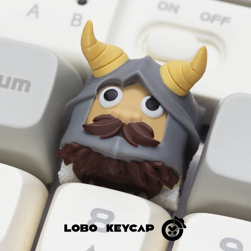 Teclas de Teclado mecánico de dibujos animados, periféricos de Anime, Delicious In Dungeon, creatividad, resina personalizada, regalo Kawaii