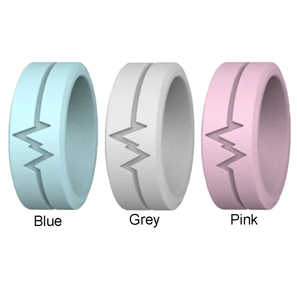 جديد مضيئة سيليكون خاتم النساء الرجال توهج في الظلام خواتم الاصبع المستديرة الفلورسنت مرنة مجوهرات الحفلات الذكرى هدايا #6