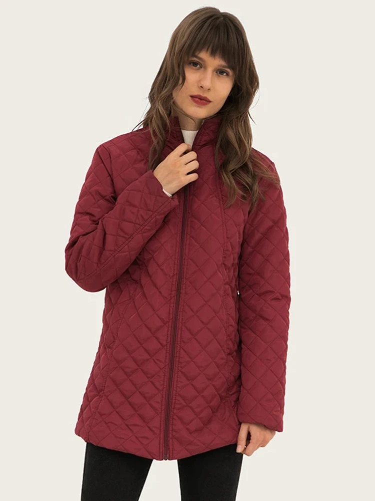 Quilted Parkas Women Jackets Female Winter Lamb Velvet Stand Collar Puffer Coats 2024 New Cotton-padded Winter Jacket Outwear