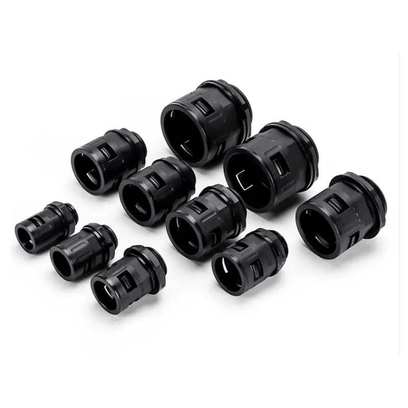 

M20 quick coupling flexible nylon hose connector End Fittings for AD21.2 corrugated pipe AD28.5 Bellows terminations Nylon Joint