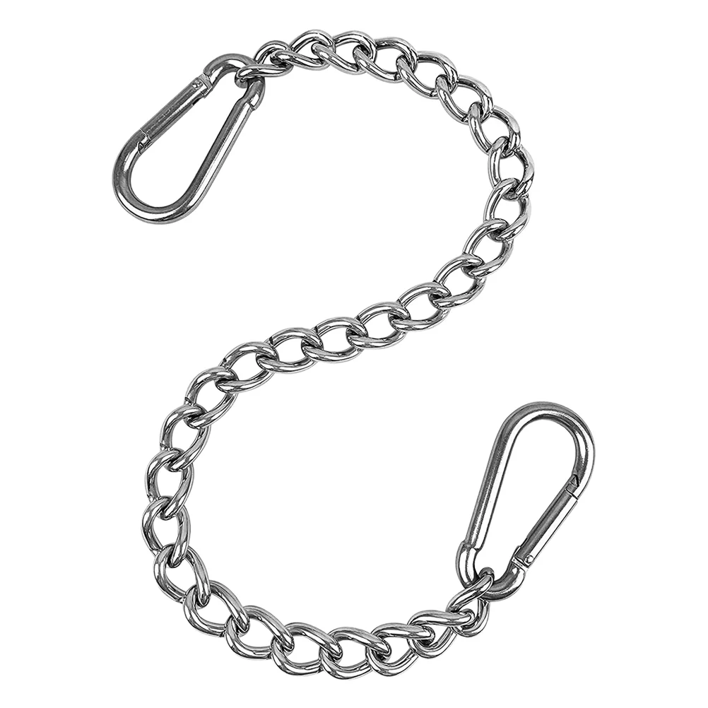 

Stainless Steel Hanging Chain with Snap Hooks Hammock Chain Swing Chair Sandbags Punching Porch Tire Swings Hanger Bag