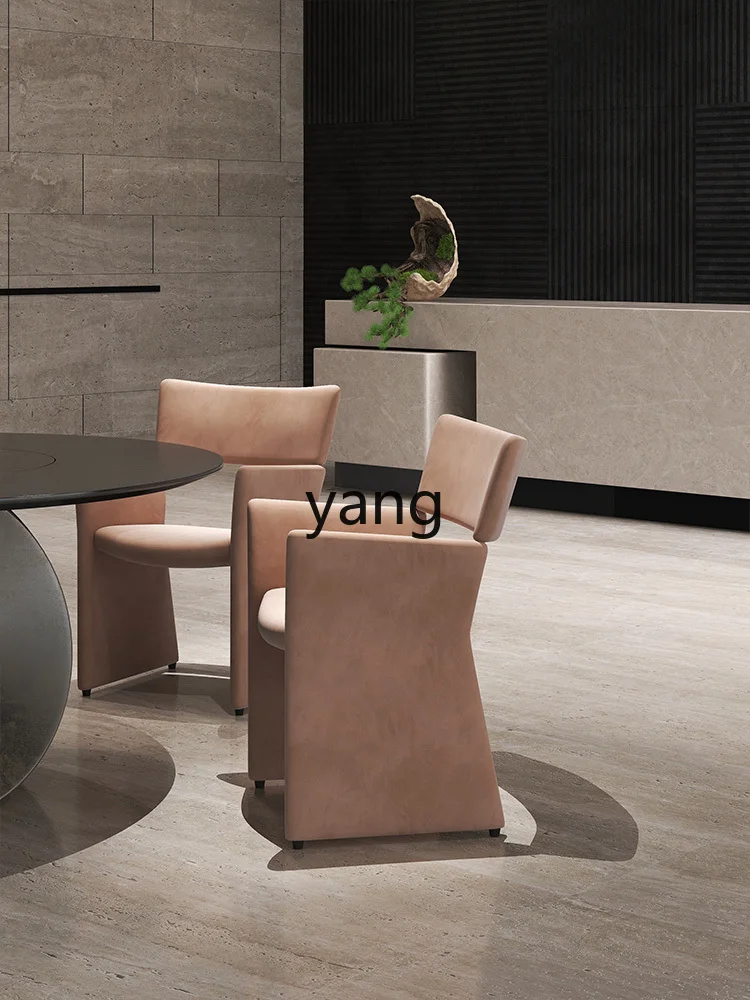 Yjq Dining Chair Leisure Coffee Shop Theme Table and Chair Special-Shaped Reception Negotiation Single Creative